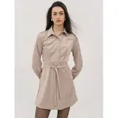 4TAILORS Klänning 'Chili' beige