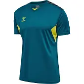 Hummel Funktionstopp 'Authentic' cyanblå / grå / vass / svart