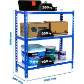 Simonclick Superplus 3/500 1000 Metallhylla 1000x1100x500 Mm