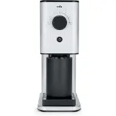 Wilfa Zense Alux, Kaffekvarn, 125 g, Platt malning, Rostfritt stål, Silver, Aluminium