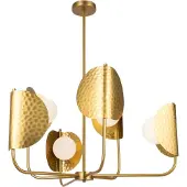 Maytoni Taklampa Tropic, dimbar, Mässing / guld, Vardagsrum / matsal, Metall, Taklampa