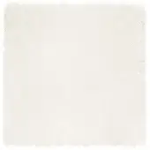 vidaXL Fuskfäll matta TAFALLA Vit 200 x 200 cm Polyester