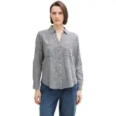 Tom Tailor With Slub Structure 1035247 Blus Med Lång ärm
