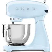 Smeg 50''s Style Köksmaskin SMF05PBEU Pastellblå, Stativmixer, Blå, Vispning, Mixning, Whisking, 1 m, 4,8 l, Pastel blue