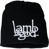 Ginza.se Lamb Of God: Unisex Beanie Hat/Logo 2 (Black)