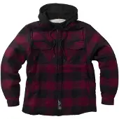 West Coast Choppers Hell Bent Flannel Jacka Med Huva