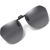 INF Polariserade Clip-on Solglasögon med Fodral Grey
