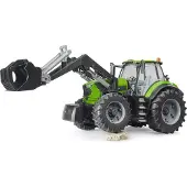 BRUDER Deutz Traktor 8280 TTV med frontlastare Färdig modell Jordbruksmodell