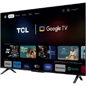TCL 50T69C - 50 Diagonal klass (49.5 visbar) LED-bakgrundsbelyst LCD-TV - QLED - Smart TV - Google TV - 4K UHD (2160p) 3840 x 2160 - HDR - Quantum Dot - borstad metall
