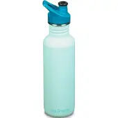 Klean Kanteen Kanteen Classic (mit Sport Cap), 800ml/27oz, Blue Tint