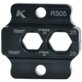 Klauke R505, Hexagonform, 25 mm ², Koppar