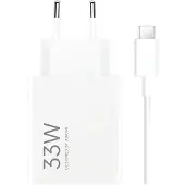Xiaomi 33W USB-A-reseladdare med USB-C-kabel MDY-16-EF - Vit