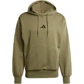 Adidas Sweatshirt 'FEELCOZY' oliv / svart