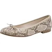 Tamaris Ballerina beige / mörkgrå