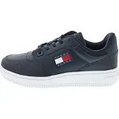 Tommy Hilfiger Blå Läder Herr Sneakers