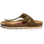 Bayton Pantolette 'MERCURE' beige / khaki
