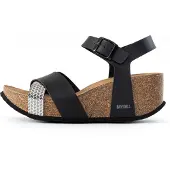 Bayton Pantolette 'MILDURA' svart / silver