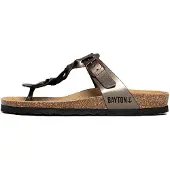 Bayton Pantolette 'Huelva' brons / guld / svart