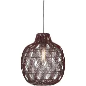 Good&Mojo Hänglampa Mendoza, dimbar, Röd, Vardagsrum / matsal, Bambu, Design, Pendellampa