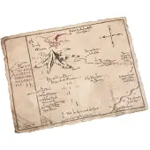 Weta Workshop The Hobbit Thorin´s Map Affisch