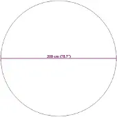 vidaXL Områdesmattor Rund LUGO Kräm Ø 200 CM Polyester