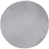 vidaXL Fuskfäll matta TAFALLA Grå Ø 120 cm Polyester