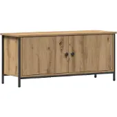 vidaXL TV-skåp Artisan Ek 100 x 35 x 45 cm Konstruerat trä