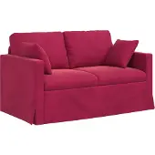 vidaXL Soffa Vinröd 138 x 78 x 80 cm Sammet