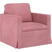 vidaXL Soffa Rosa 78 x 78 x 80 cm Sammet