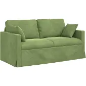 vidaXL Soffa Ljusgrön 158 x 78 x 80 cm Sammet