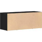 vidaXL TV-skåp 100 x 35 x 40 cm Svart ek Konstruerat trä
