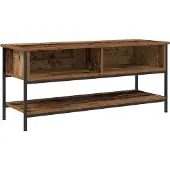 vidaXL TV-bänkset Gammalt trä 100 x 35 x 45 cm Konstruerat trä
