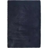 vidaXL Ryamatta med lång lugg NAVARRA marinblå 240x340 cm polyester
