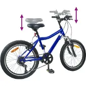 vidaXL Barncykel 24 Tum 6-Speed för 8-12 år gamla Mörkblå