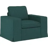 vidaXL Soffa Mörkgrön 103 x 80 x 82 cm tyg