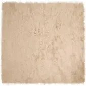 vidaXL Fuskfäll matta TAFALLA Beige 160 x 160 cm Polyester