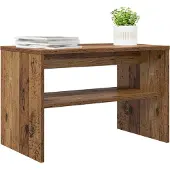 vidaXL TV-skåp Gammalt trä 60 x 35 x 40 cm Konstruerat trä
