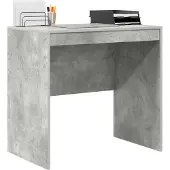 vidaXL Skrivbord Betonggrå 80 x 50 x 76 cm
