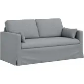 vidaXL Soffa Ljusgrå 158 x 78 x 80 cm tyg