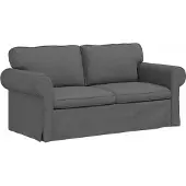 vidaXL Soffa Mörkgrå 175 x 82 x 80 cm tyg