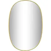 vidaXL Väggspegel guld 50x35 cm