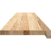 vidaXL Trappstegsmattor 12 pcs obehandlad 120x25x2 cm massiv ek