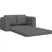 vidaXL Soffsäng 60cm Mörkgrå tyg