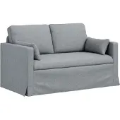 vidaXL Soffa Ljusgrå 139 x 78 x 80 cm tyg