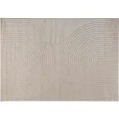 vidaXL Områdesmattor Rektangulär GALATI Beige 170 x 120 cm Polyester