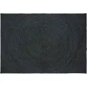 vidaXL Områdesmattor Rektangulär Mörkgrå 200 x 290 cm Jute
