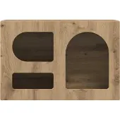 vidaXL TV-skåp Artisan Ek 60 x 35 x 40 cm Konstruerat trä