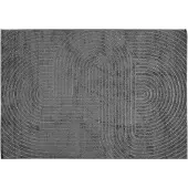 vidaXL Områdesmattor PALMERAS Antracit 340 x 240 cm Polyester