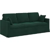 vidaXL Soffa Mörkgrön 198 x 78 x 80 cm Sammet