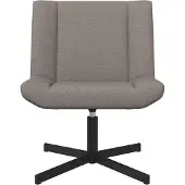 vidaXL Skrivstol Taupe 63 x 75 x 76 cm tyg